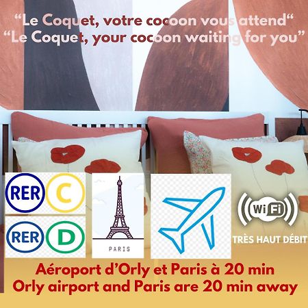 Appartement Le Coquet A 20Min De Paris Et De L'Aeroport D'Orly à Juvisy-sur-Orge Extérieur photo